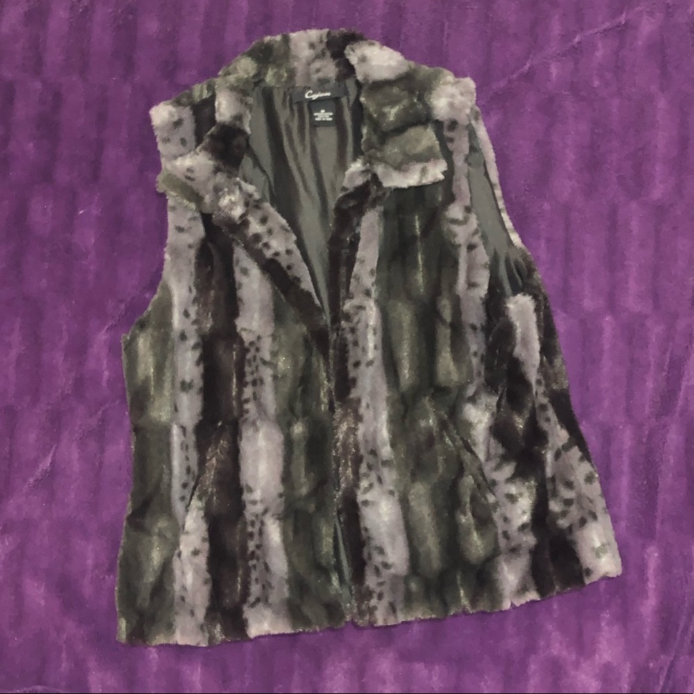 Cejon Faux Fur Vest